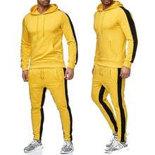 Men's Two Piece Color Block Tracksuit