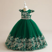 Flower Girl Dress Princess Elegant Children Party Long First Communion Kids Clothes For Teen Children Wedding Birthday Vestidos