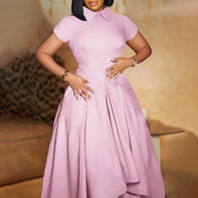 Women's 2025 summer fashion temperament high-waisted banquet skirt elegant evening dress