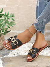 Women Luxury Decor Slide Sandals Beige Brown 2025 Summer Outdoor Fashion Elegant Sexy Casual Party Flats Office Mujer zapatos