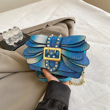 2024 New Handmade Rivet Butterfly Wing Crossbody Bag Women Designer Handbag And Purse Small Square Bag 8 Color Pu Leather Bags