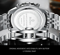 Men's Multi functional Waterproof Quartz Watch