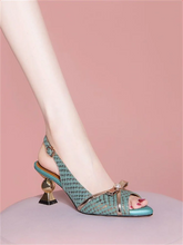 High Heels Women's Sandals Soft Leather Fish Mouth Shoes Summer New Ladies Shoes Fashion Women Sandal Bow hollow Female Shoe