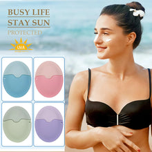 Sun Screen Applicator for Kids and Adults, Portable Refillable Applicator Roller With Replacement Sponge Sun Lotion Applicator