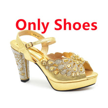 New Pumps for Women Designer Peep-Toe Luxury Wedding Hollowed Out Design Bag and Shoes Matching Set Shoes for Bride Wedding