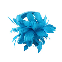 Fashion New Wedding Bride Headband Headwear Fancy Feather Hair Band Millinery Hair Accessories With Peals Decor Hair Accessories