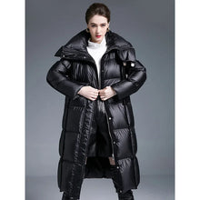 Women's Winter High End Down Jackets Thick Warm Long Coat