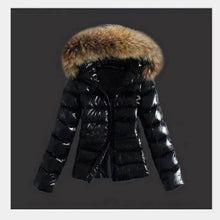 Winter Jacket Women Fashion Faux PU Leather Winter