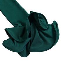 Elegant Sexy Side Slit Long Dress For Women Independent Stand Trade Clothing One-character Collar Leaf Sleeves Evening Dress