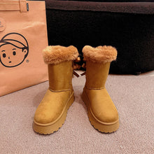 Women's Snow And Winter Plush Platform Outdoor Warm Boots