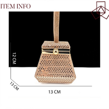 Nigeria Fashion Rhinestone-encrusted Ladies Party Shoes And Special bag High Heels And Dual Purpose Mini Bag Women's Shoes