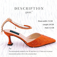New Gold Glitter Fabric Pointed Toe High Heels With A Variety Of Shapes Of Rhinestones Fashion Party Ladies Shoes And Bag