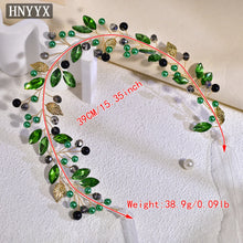 HNYYX Bridal Wedding Hair Accessories Red Rhinestone Headpieces Leaf Shaped Hair Vine Ladies Girls Holiday Tiara Gift A225