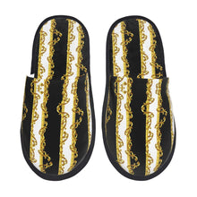 Custom Queen Of Absolutely Everything Gold Baroque Soft Memory Foam House Slippers Women Comfy Warm Anti-skid Sole Slipper