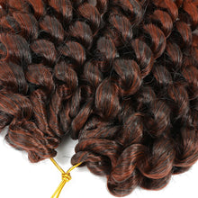 Ombre Jumpy Red Ginger Wand Curls Crochet Hair 1B 27 30 350 613 Purple Grey Colors jamaican twist braiding Hair 20 Strands/Pack