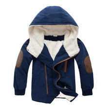 4-12 Years Winter Girls Jackets Keep Warm Thicken Christmas Coat 2023 Autumn Hooded Zipper Thickened Long Outerwear Kids Clothes