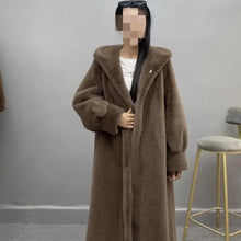 Women's Single Breasted Thick Hooded Winter Jacket