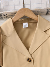 Spring/Summer Fashion girl Autumn/Winter New fashion trend Outdoor Casual Set three-piece - Khaki