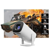 New 2024 4K Android 11 Dual Wifi6 200 ANSI Allwinner H713 BT5.0 1080P 1280*720P Home Cinema Outdoor portable Projetor