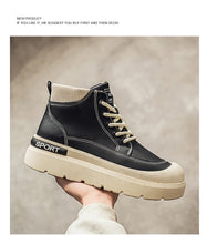 Men's High-Top Platform Casual Comfortable Winter Boots