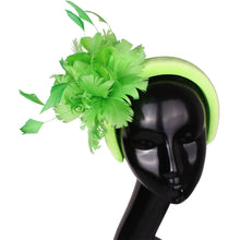 Fashion New Wedding Bride Headband Headwear Fancy Feather Hair Band Millinery Hair Accessories With Peals Decor Hair Accessories