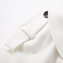 Women's Spring Autumn Fashionable Double-breasted Long Sleeve Coat