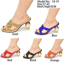 New Arrival Italian Women Shoes Decorated with Rhinestone Open Toe Pumps Luxery Shoes Women Nigerian Women Party Pumps