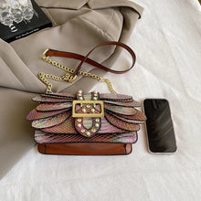 2024 New Handmade Rivet Butterfly Wing Crossbody Bag Women Designer Handbag And Purse Small Square Bag 8 Color Pu Leather Bags