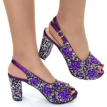 Venus Chan Nigerian Green Color Women's Party High Heel Shoes Full Diamond Design Fashion Summer Sandals Wedding Ladies Shoes