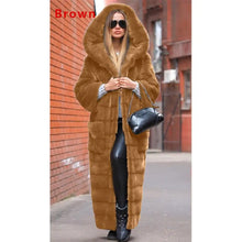 Women's Hooded Sweed Thick Long Sleeve Urban Winter Coat