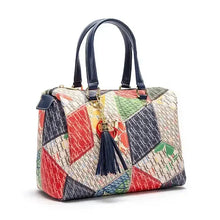 Women's Commuter Crossbody Colorful Printed Monogram Bag