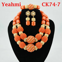 Latest African Wedding Resin Beads Fashion African Beads Jewelry Sets Hot Nigerian Wedding African Beads Jewelry Set