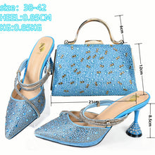 High Quality Italian Women's Shoes And Bag Set For Party