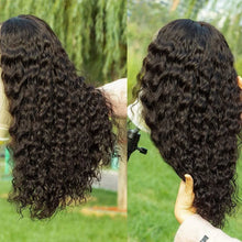 Glueless Loose Water Wave HD Lace Frontal Bob Wigs Human Hair Pre Plucked Short Wavy Curls Wigs For Women Brazilian Wear To Go