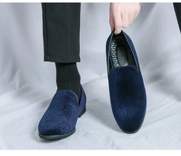 Men's Suede slip-on loafers