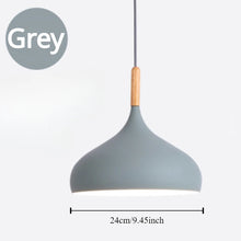 New Modern Pendant Lamps Macaroon Chandelier for Restaurant Bedroom Hanging Lights Aluminum Single Chandelier Office Decorative