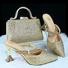 High Quality Italian Women's Shoes And Bag Set For Party
