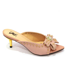 2022 Rivet Style  Women Shoes and Bag to Match in Color matching High Quality Nigerian Design Matching Shoes and Bag