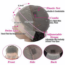 Swupod 180 200 Density 13x4 13x6 HD Lace Front Wig for Women Human Hair Loose Deep Remy Wave Natural Black Frontal Pre Plucked