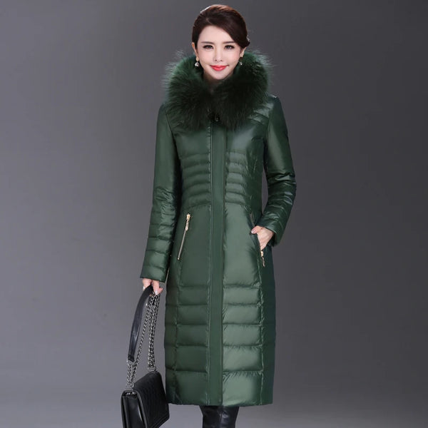 Women's Fashionable Hooded Thick Faux Fur Jacket