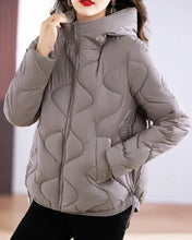 Winter Women Outerwear Hooded Cotton Parkas