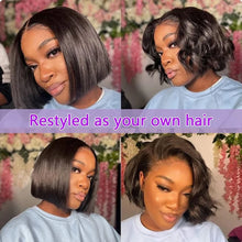 Wear And Go Glueless Wig Human Hair Bob Straight PreCut Lace Frontal Upgraded Air Wigs For Women Perruques Cheveux Humain OnSale