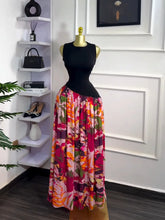 CM.YAYA Women Sleeveless with Sashes Printed Patchwork Tank Long Maxi Dress 2025 Birthday Evening Sexy Party Dresses Vestidos