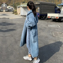 Women's Lamb Fur Coat Warm Autumn Winter Outerwear Jacket