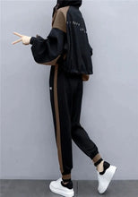 Women's Tracksuit Korean Elegant Hoodie Zipper Jacket Coat Sport Pants Two Piece Suit 2025 Spring Autumn New in Matching Set