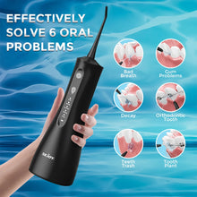 Water Flosser Professional For Teeth, Gums, Braces, Dental Care, Electric Power With 5 Settings, 5 Tips For Multiple Users