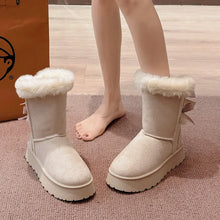 Women's Snow And Winter Plush Platform Outdoor Warm Boots