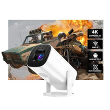 New 2024 4K Android 11 Dual Wifi6 200 ANSI Allwinner H713 BT5.0 1080P 1280*720P Home Cinema Outdoor portable Projetor