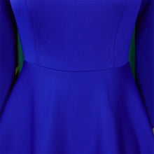 Elegant Dress Woman 2024 Wedding Party Round Neck Half Sleeve High Waisted Pleated Mid Calf Luxury Birthday Dinner Vestidos Robe