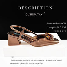 Queena Yan High-end Matching! Elegant Women's Shoes and Bag Shiny Big Rhinestone Wedding OL Luxury Fashion Shoes Good Quality